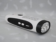 Akumulator awaryjny odkryty Plastikowa latarka LED z FM Auto Scan Radia