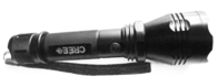 180 Lumen wielofunkcyjny LED Police Tactical Latarka JW026181-Q3