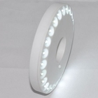 24 diody LED 0.5W zewnątrz okrągłą świetlówkę Biały Wielofunkcyjny wysoka wydajne przenośne światła Led kemping