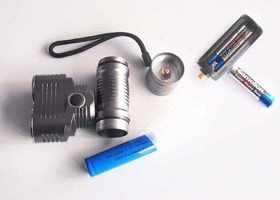 10W Super Bright szok - dowód wielokrotnego użytku domowego latarka LED z dwoma przełącznikiem