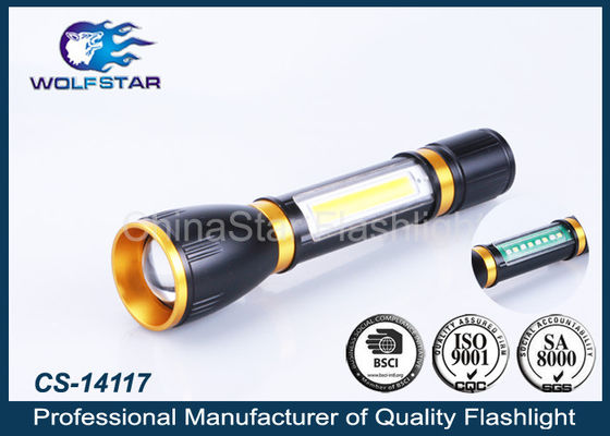 Opatentowany Durable Aluminum Alloy Taktyczna latarka LED COB LED Torch
