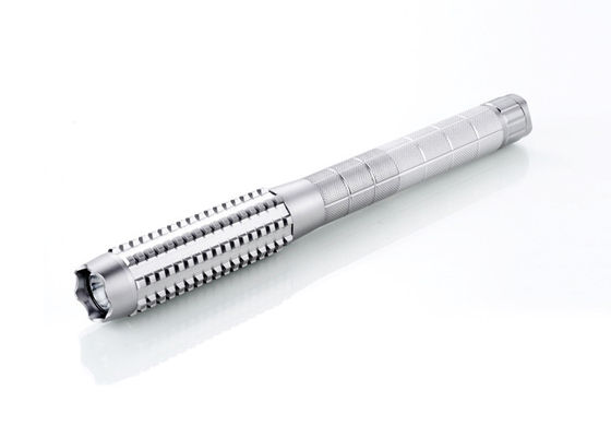 5W skidproof awaryjnego LED Aluminiowa latarka policyjna radełkowanie Surface