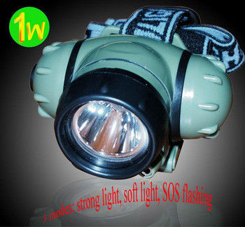 Przemysłowe Akumulator LED czołówka / 3 Watt Camping CREE LED Reflektory