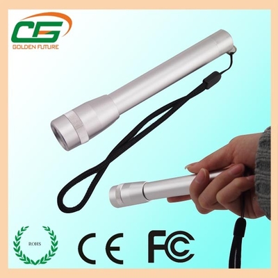 Srebro 7000 - 9000 MCD zasilany baterii AA Latarka Latarka 5 LED