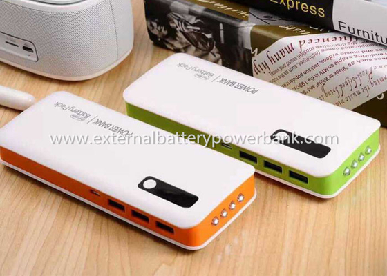 High Power 10000mAh Uniwersalna Podwójny USB Power Bank 4 LED