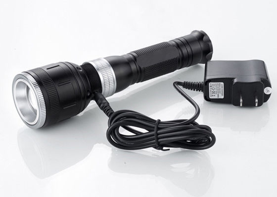 Akumulator latarka LED z gospodarstw domowych, 10W zoom Super Bright LED Torch