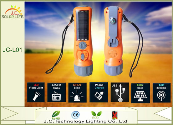 Przenośny Wielu - Funkcja Akumulator awaryjny Led Latarka z radiem FM