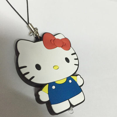 Śliczne Led miękkie PCV plastikowe Hello Kitty Brelok Mini bag Akcesoria