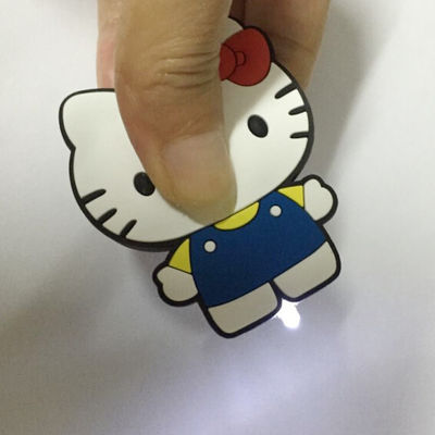 Śliczne Led miękkie PCV plastikowe Hello Kitty Brelok Mini bag Akcesoria