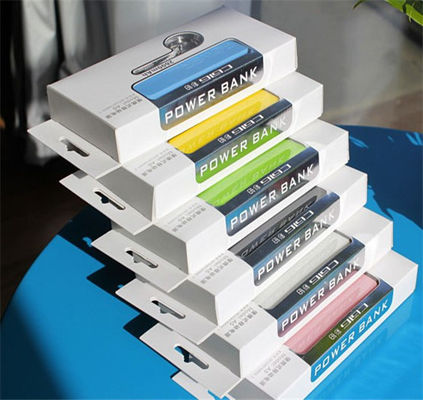 2200mAh Mini komórka banku mocy Brelok dla iPad / MP3 / MP4