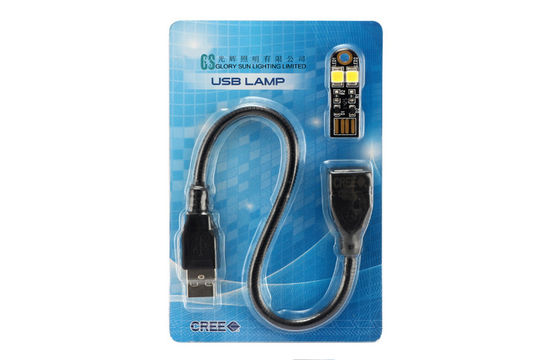 czarny / biały zimny biały Mini USB LED Lamp for Laptop Keyboard