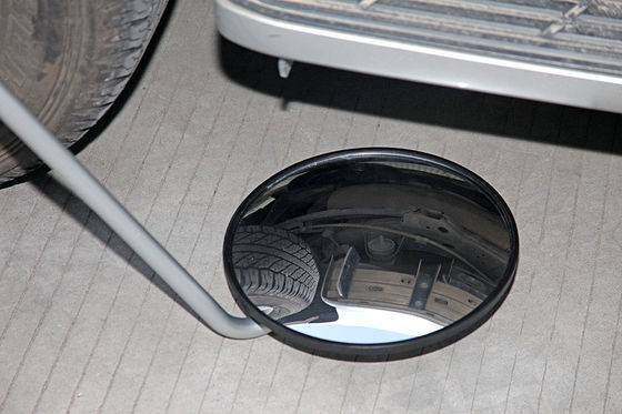 GP-916 Under Vehicle Inspection Lustro / Flat akrylowa Lustro z dwoma Curve i 30 * 30CM Lustrem