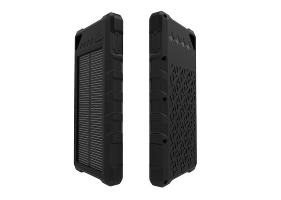 Plastikowa Wodoodporna USB 5V 2A litowo-polimerowa Solar 16000mAh Moc Banku for Mobile