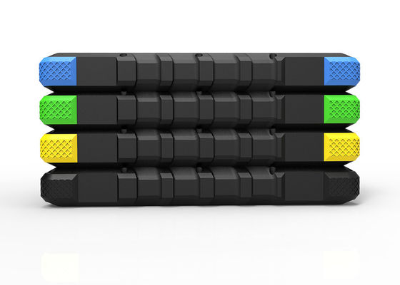 Plastikowa Wodoodporna USB 5V 2A litowo-polimerowa Solar 16000mAh Moc Banku for Mobile