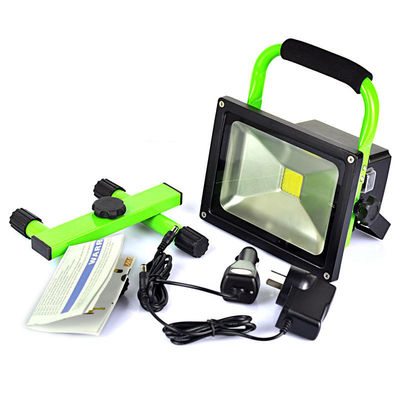 Akumulator przenośny czuwania zapasowa Led Reflektor z baterią, 20 W LED światła przeciwpowodziowej