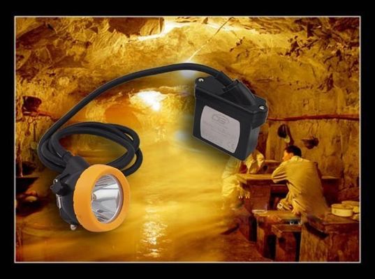 6.5Ah akumulator LiIon SUPER KL5LM doprowadziły Przewodowy Cap Lampy ATEX