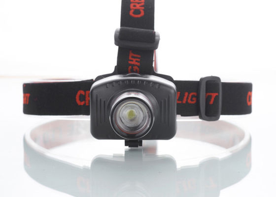 Zoom LED czołówka 180LM z czerwonym pierścieniem, do wielokrotnego reflektora do biegania