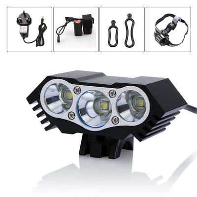Super Bright 6000Lm 3x CREE XM-L U2 Dynamo rowerów światła stopu aluminium