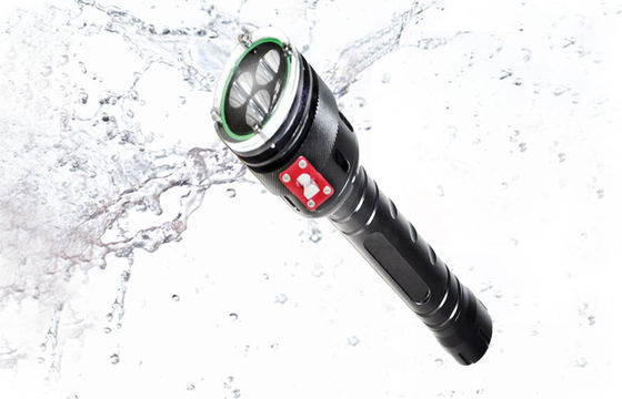 Czarny 2400LM LED latarki nurkowe